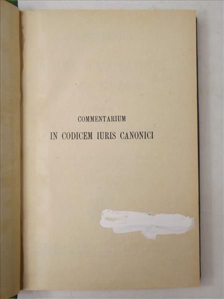 Commentarium in Codicem Iuris Canonici, 1924 r.