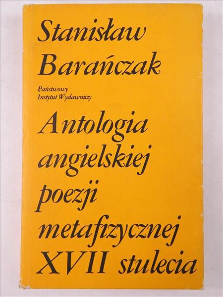 Antologia angielskiej poezji metafizycznej XVII stulecia