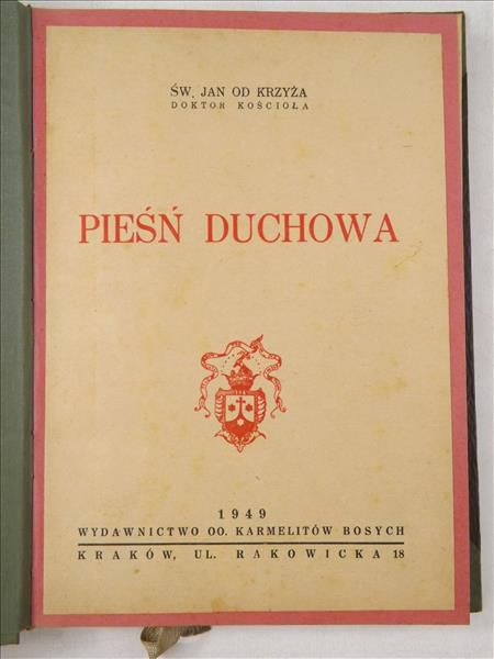 Pieśń Duchowa, 1949 r.