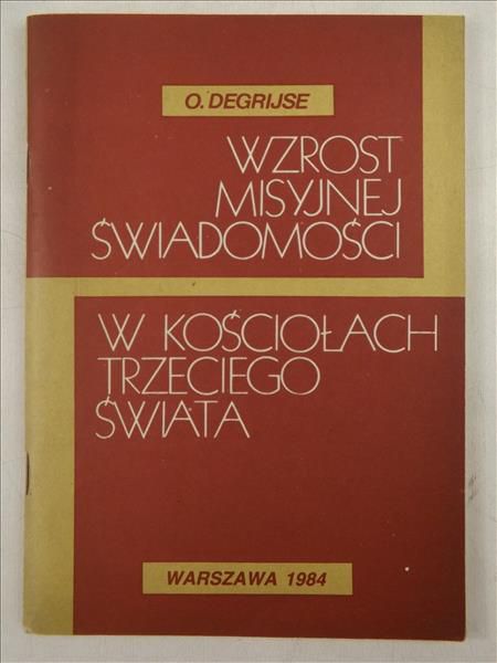 Degrijse - Wzrost misyjnej świadomości w kościołach trzeciego świata