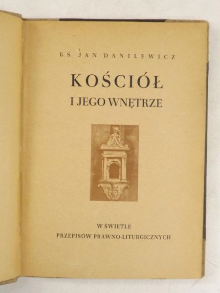 Danilewicz Jan - Kościół i jego wnętrze, 1948 r.