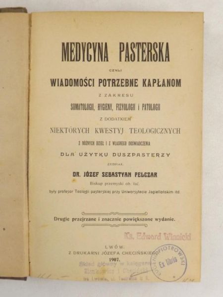 Medycyna pasterska, 1907 r.