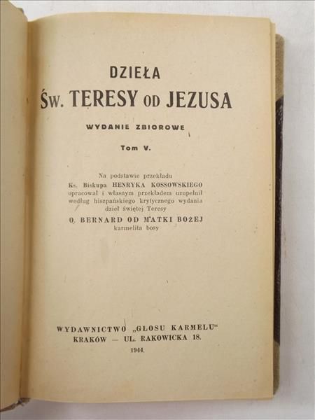 Pniety Miłości Bożej, 1944 r.
