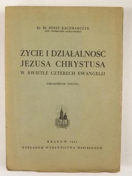 Życie i działalność Jezusa Chrystusa, 1949 r.