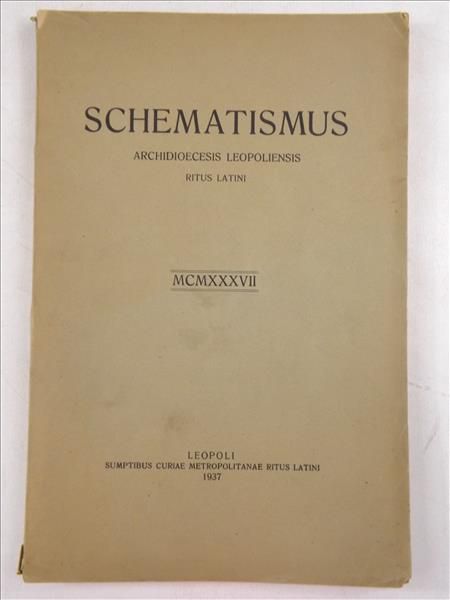 Schematismus Archidioecesis Leopoliensis, 1937 r.