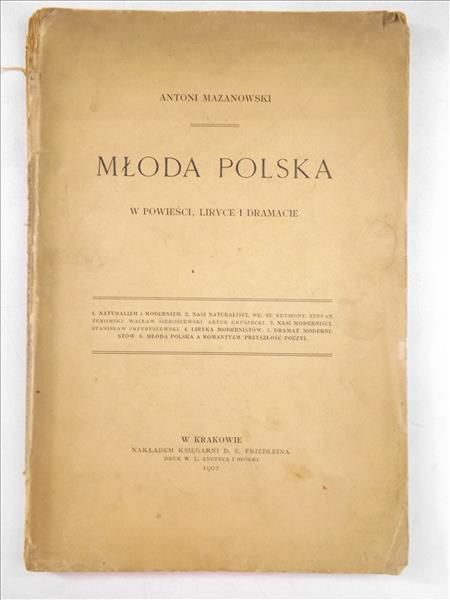 Mazanowski Antoni - Młoda Polska, 1902 r.