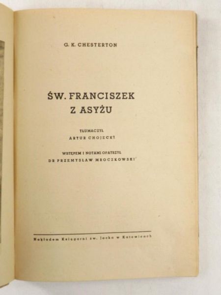 Święty Franciszek z Asyżu, 1948 r.