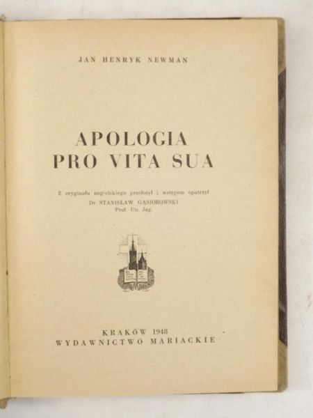 Apologia Pro Vita Sua, 1948 r.