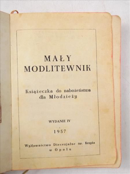 Mały modlitewnik. Książeczka do nabożeństwa dla Młodzieży