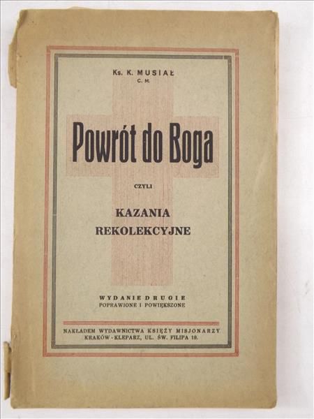 Powrót do Boga, 1938 r.