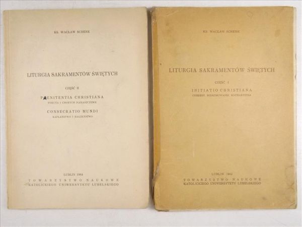 Liturgia Sakramentów Świętych, Część I - II
