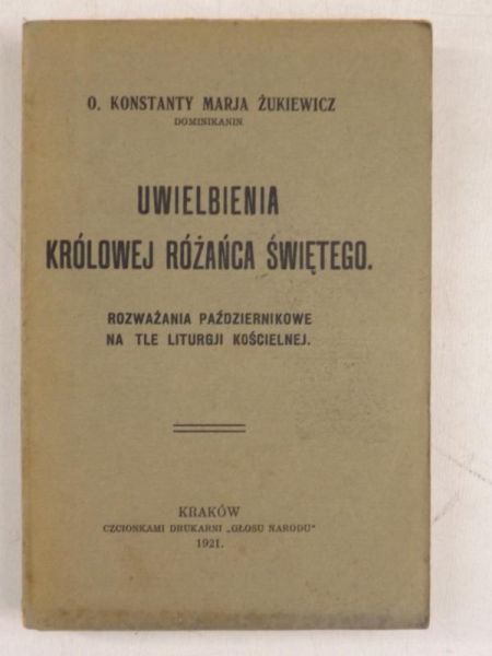Uwielbienia Królowej Różańca Świętego, 1921 r.