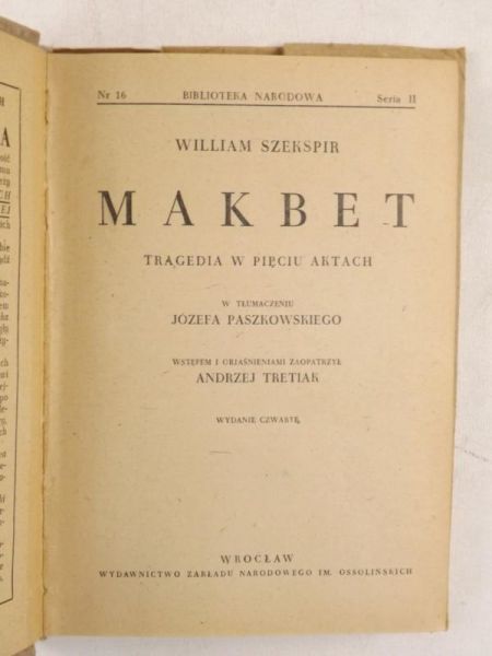 Makbet, 1949 r.