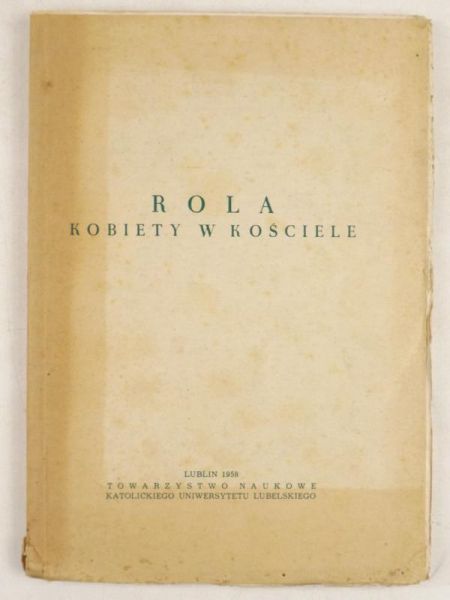 Rola kobiety w Kościele