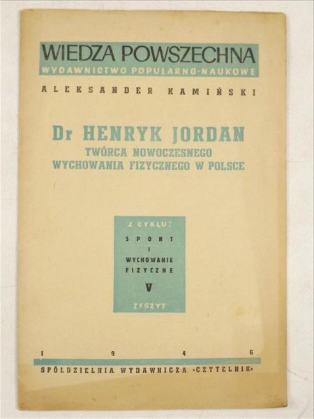 Dr Henryk Jordan, 1946 r.