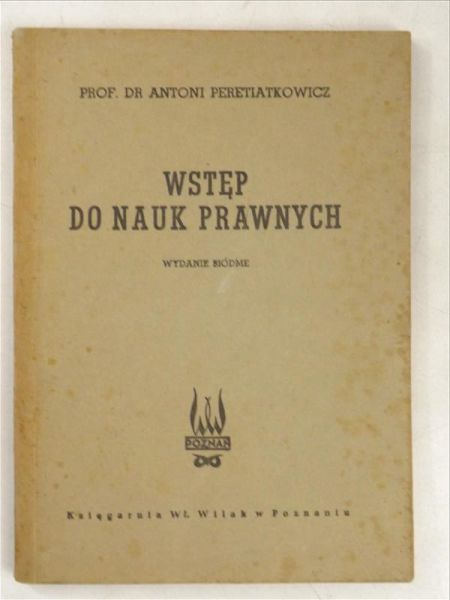Wstęp do nauk prawnych, 1949 r.