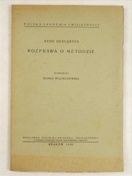 Rozprawa o metodzie, 1950 r.