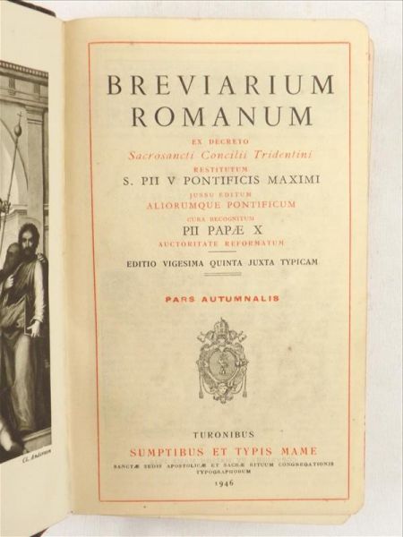 Breviarium Romanum, 1946 r.