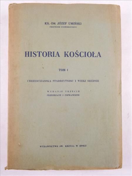 Historia Kościoła, Tom I, 1949 r.