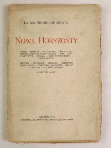 Breyer Stanisław - Nowe horyzonty, 1910 r.