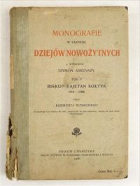 Monografie w zakresie dziejów nowożytnych, 1906 r.