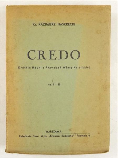 Credo, cz. I i II, 1927 r.