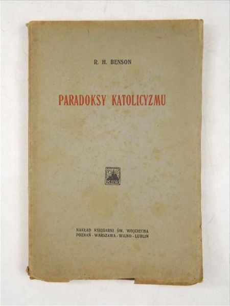 Paradoksy katolicyzmu, 1923 r.