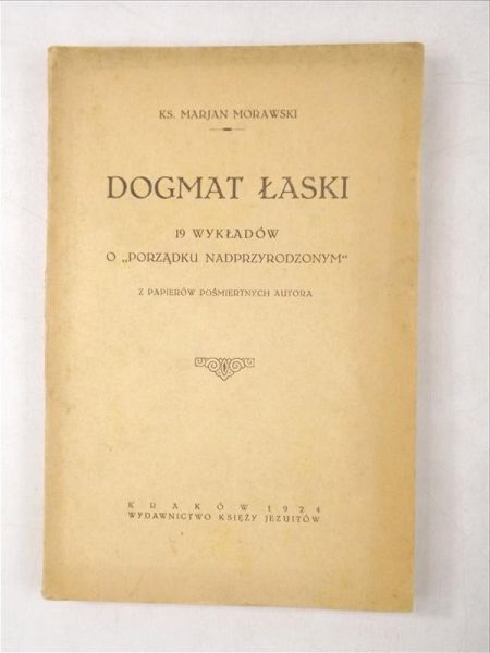 Dogmat łaski, 1924 r.