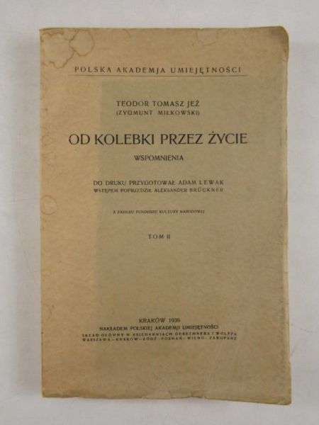 Od kolebki przez życie Tom II, 1936 r.