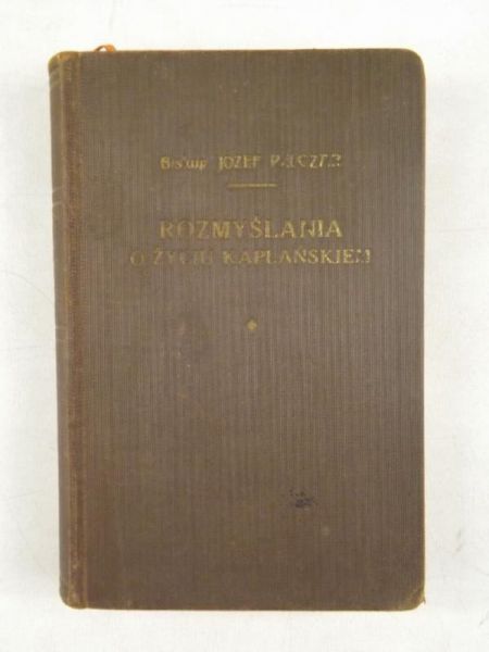 Rozmyślania o życiu kapłańskiem, Tom I, 1936 r.