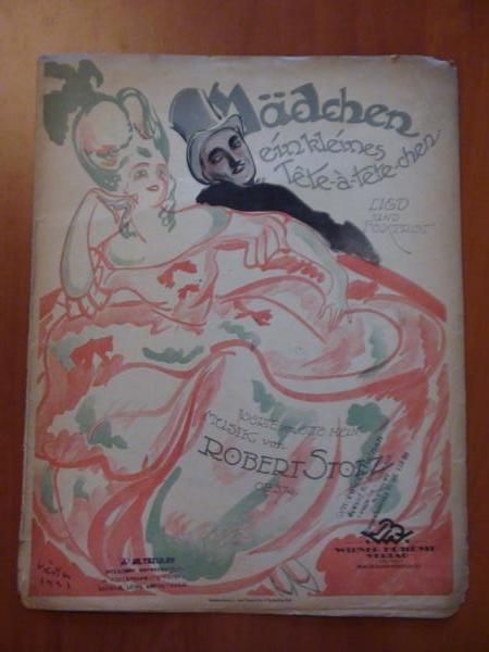 Maedchen ein kleines Tete-a-tete-chen (nuty, 1921 r.)
