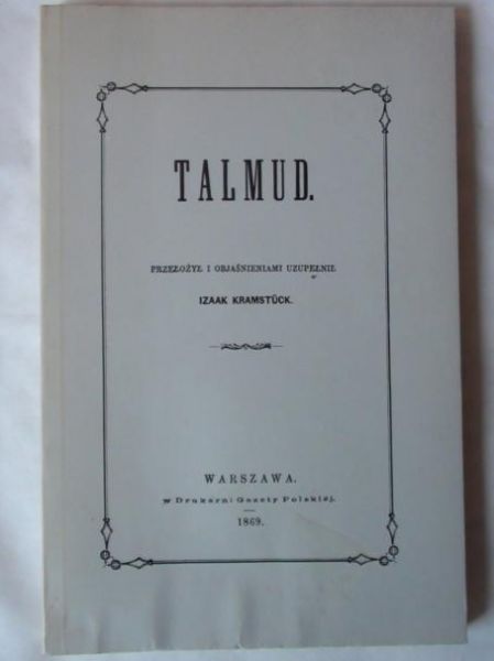 (przeł.) - Talmud reprint z 1869 r.