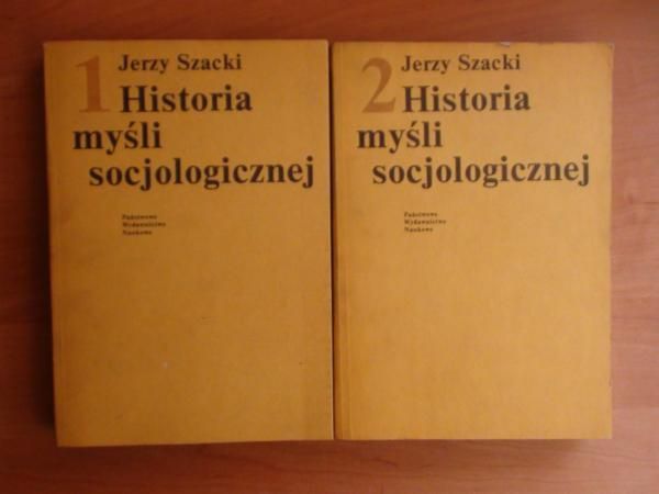 Historia myśli socjologicznej Tom I-II