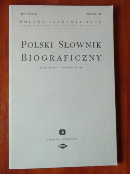 Polski Słownik Biograficzny Tom XXXV/4 Zeszyt 147