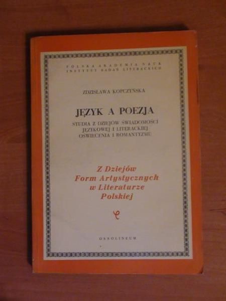 Język a poezja