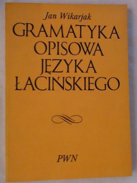 Gramatyka opisowa języka łacińskiego