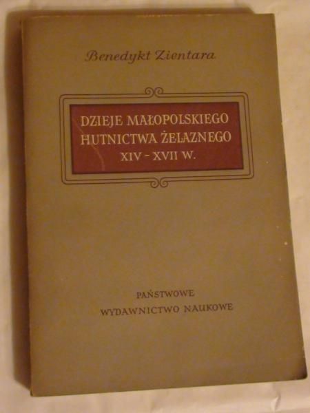 Dzieje małopolskiego hutnictwa żelaznego XIV -XVII w.
