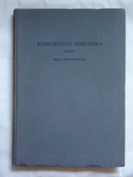 Konferencja pomorska (1954). Prace językowe