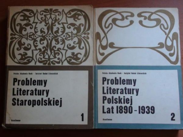 Problemy literatury staropolskiej T.I - II