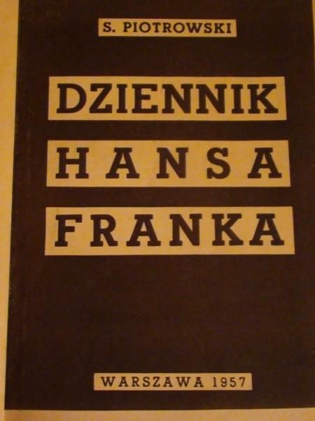 Dziennik Hansa Franka, Tom I