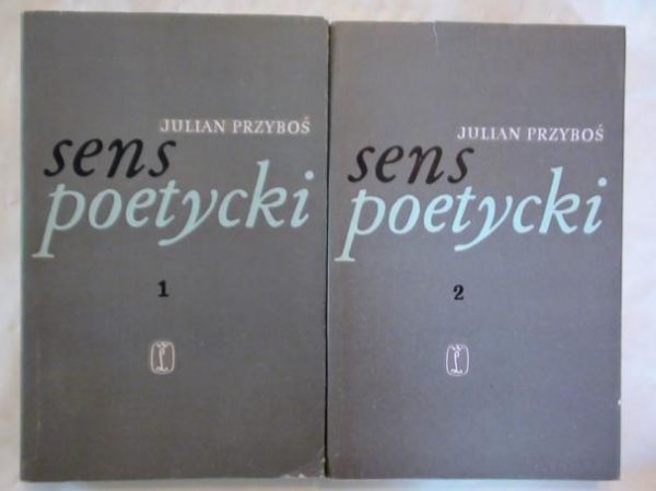Sens poetycki Tom I-II