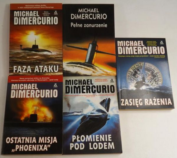 DiMercurio  - 5 książek: Ostatnia misja "Phoenixa" / Pełne zanurzenie / Zasięg rażenia / Faza ataku / Płomienie pod lodem