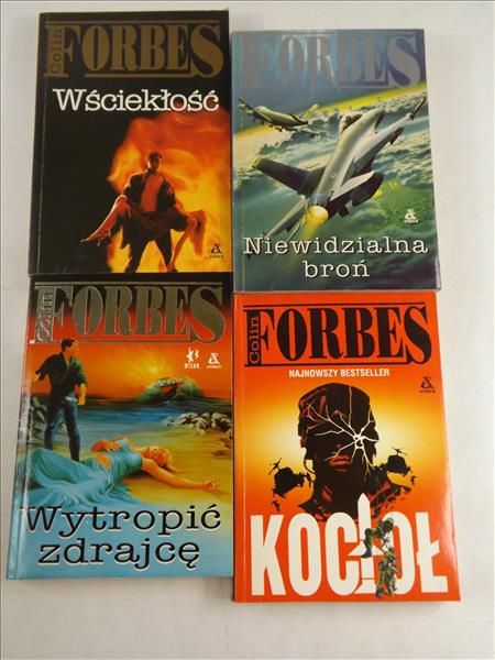 4 książki: Wytropić zdrajcę / Wściekłość / Kocioł / Niewidzialna broń
