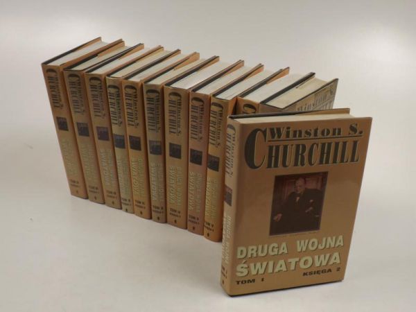 Churchill Winston S. - Druga Wojna Światowa, 12 tomów (komplet)