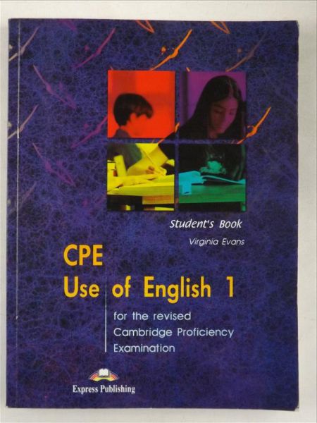 CPE Use of English 1 for the revised Cambridge Proficiency Examination. Student's Book