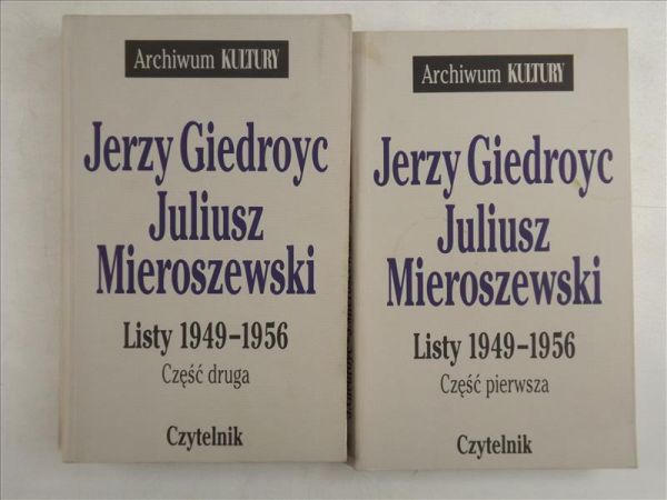 Giedroyc Jerzy,   - Listy 1949-1956, cz. 1-2