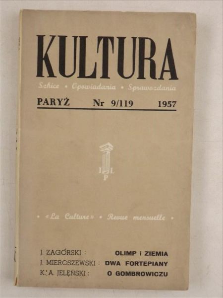 Kultura Szkice-opowiadania-sprawozdania nr 9/119(1957), Instytut Literacki