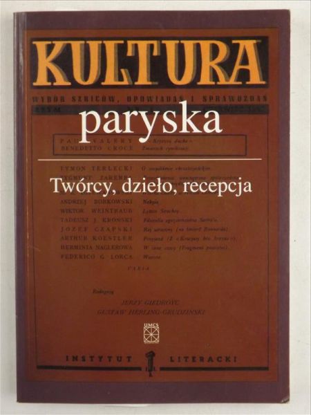Hofman Iwona (red.) - Kultura paryska. Twórcy, dzieło, recepcja