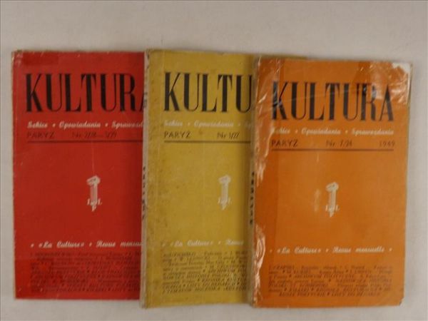 Kultura Szkice-opowiadania-sprawozdania (1949-1950), Instytut Literacki, 3 numery