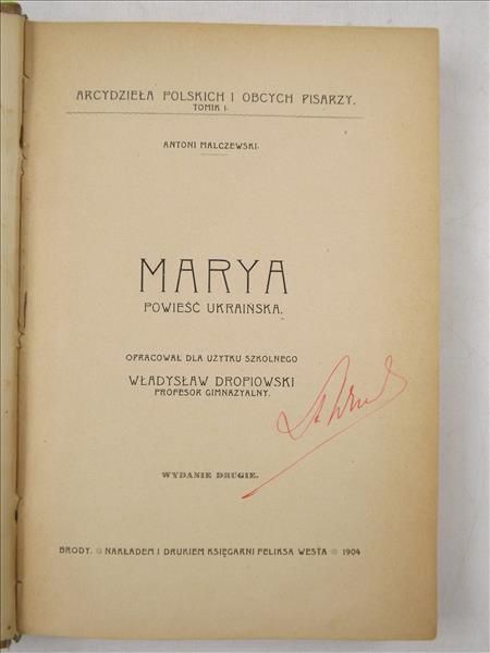 Marya. Powieść ukraińska, 1904 r.